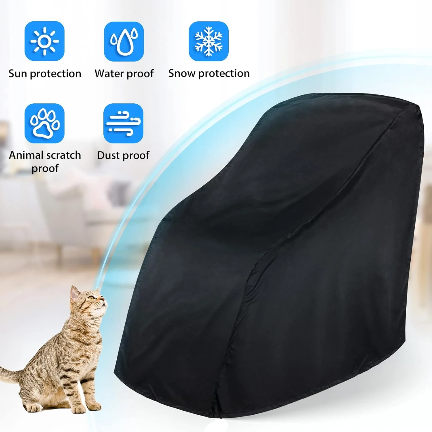 Massage Chair Cover Armchair Cover Waterproof And Dustproof Recliner Chair Cover Furniture Protective Cover 210d 5