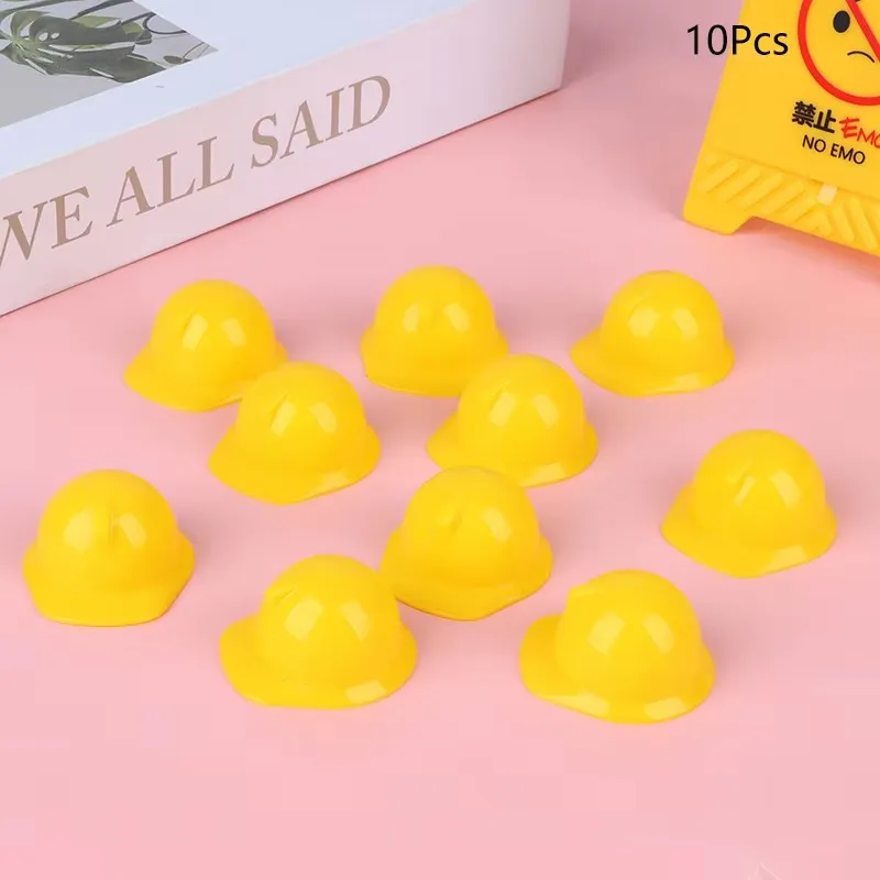 Doll Accessory Plastic Mini Hat for Wine Bottle Dustproof Bottle Cap Mix Colours 10pcs/set