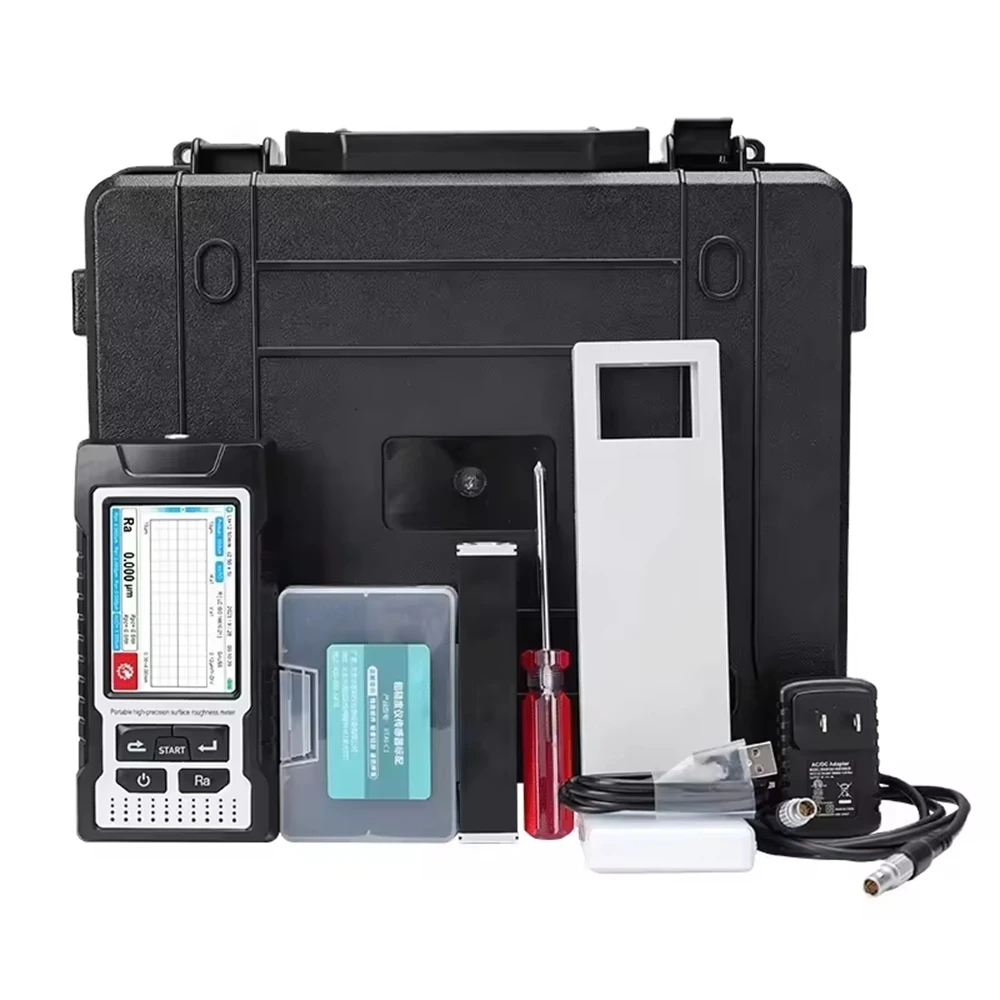 160&mu;m Touch Digital Graphic Surface Roughness Tester 0.001um Precision Surface Roughness Guage Bluetooth Data PC Printer Probe