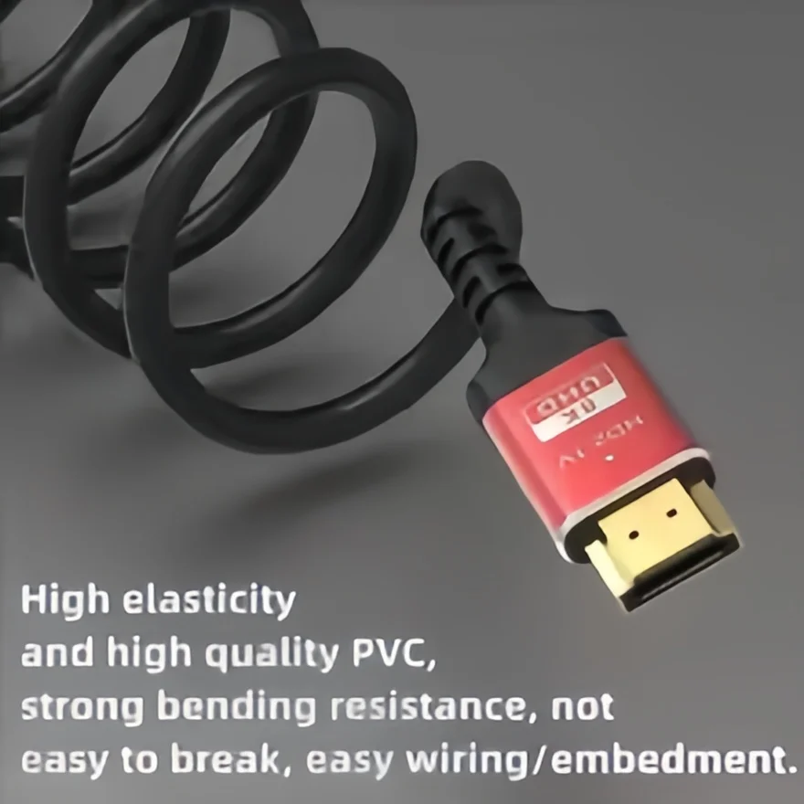 HDMI Cable 8K HDMI 2.1 Cable 8K@60Hz 48Gbps eARC/ARC HDCP 2.3 HDR for RTX PS5 PC Laptop Projector 4K/8K TV