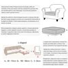Sofa Cushion Cover Waterproof Polyester Slipcover For Living Room Funiture Protector Seat Cushion Elastic Solid Color 4