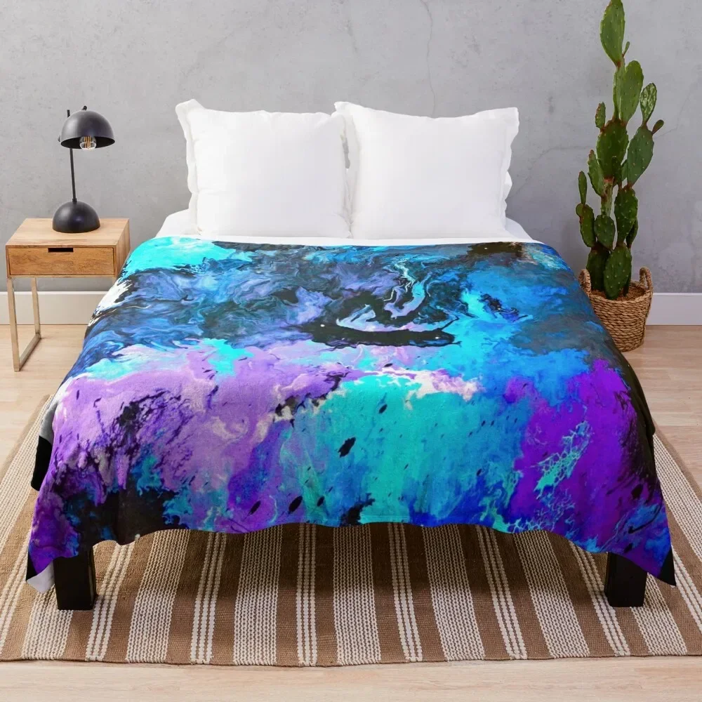 

Cosmos Abstract Art Throw Blanket heavy to sleep Heavy Blankets