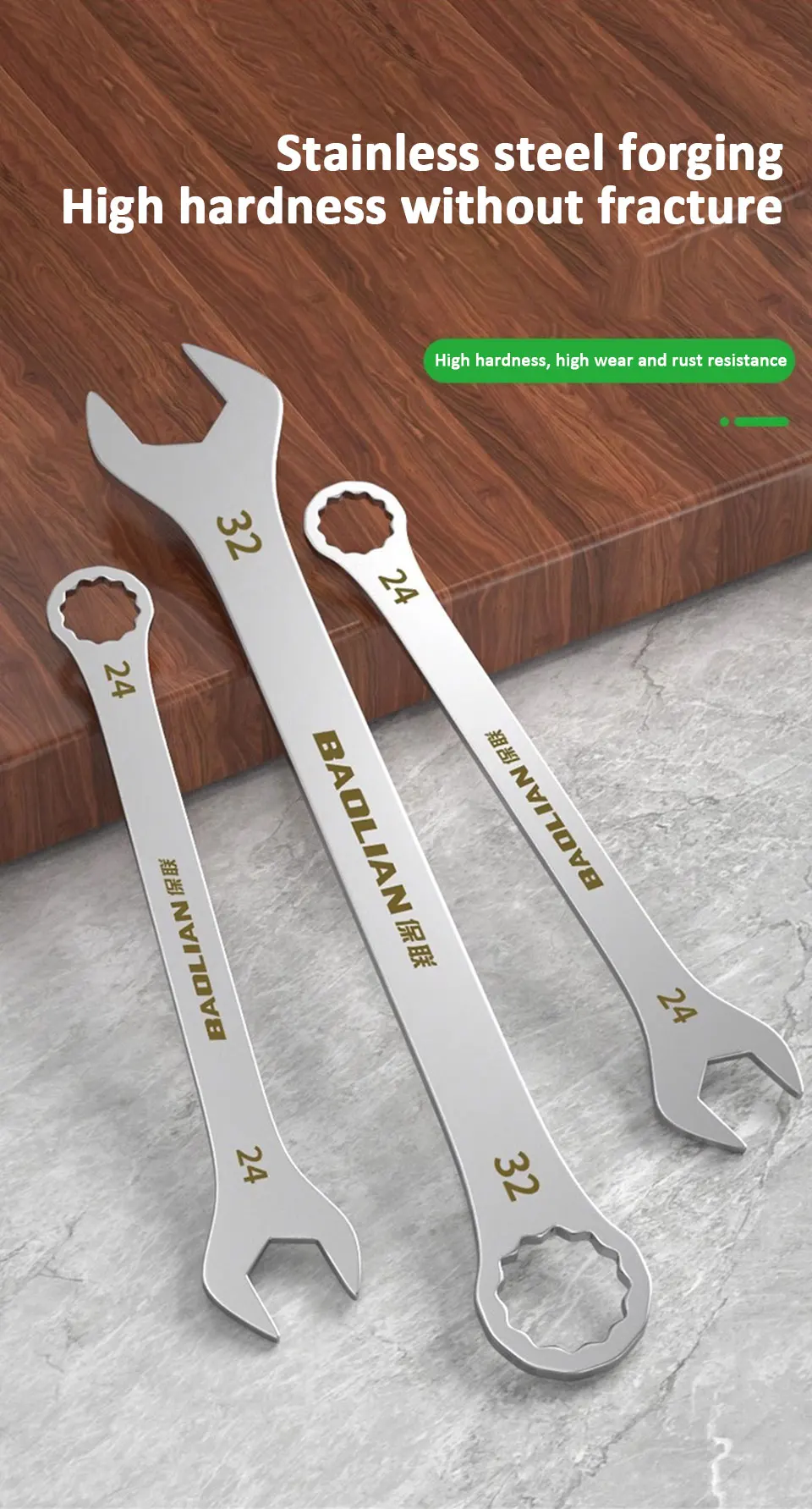 1pc 3mm ultra dünner Schraubens chl üssel 4-27mm großer offener Pflaumen-Doppels chl üssel dünner Edelstahls chl üssel Haushalts reparatur Handwerkzeuge – Detail 5