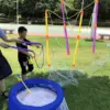2 Large Bubble Wands Summer Activity Toys Outdoor Bubble Circle Bubble Blowing Toys for Kids Adult 4
