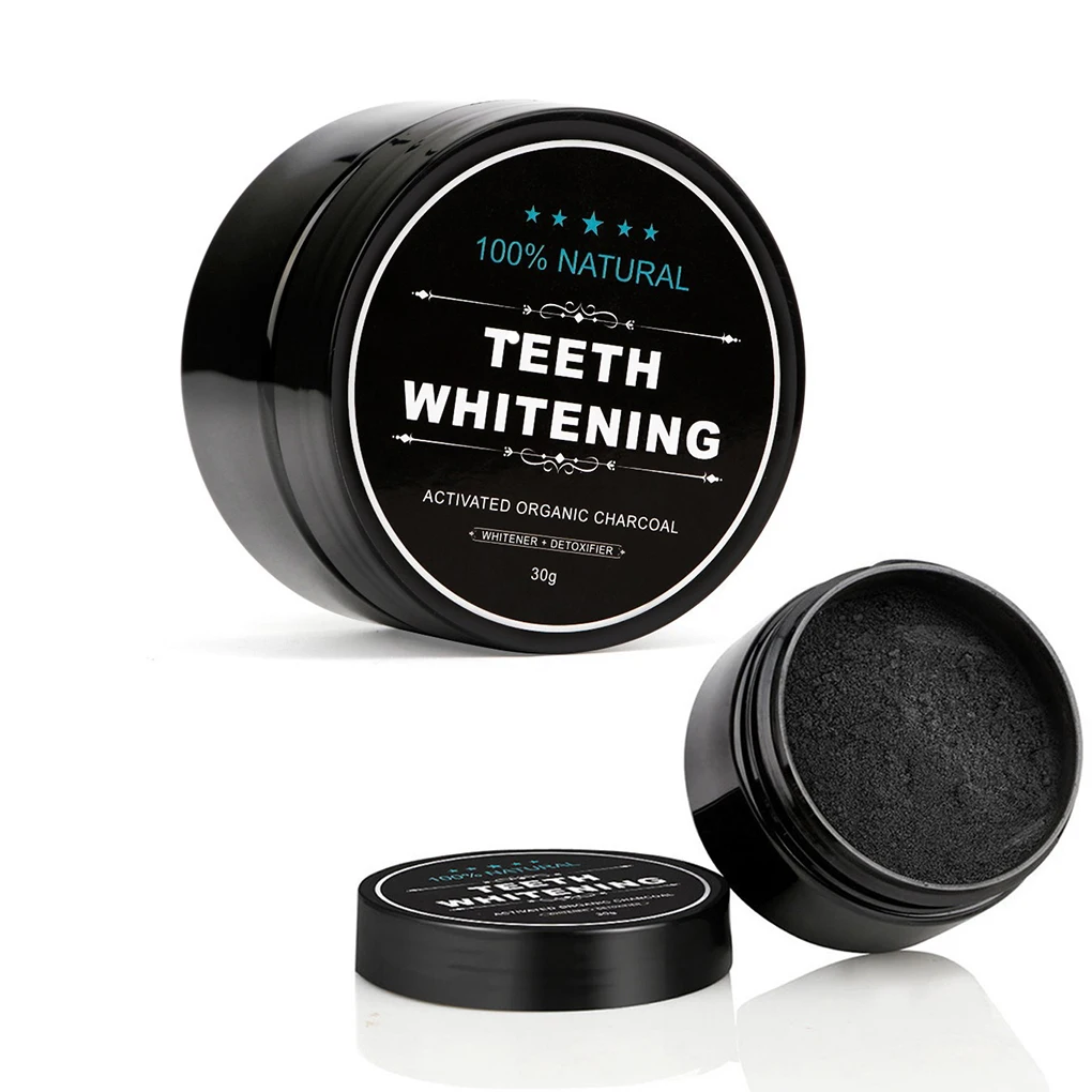 

Teeth Whitening Powder Oral Cleaning Activated Charcoal Care Accessories Activated Toothpaste Household Black 1