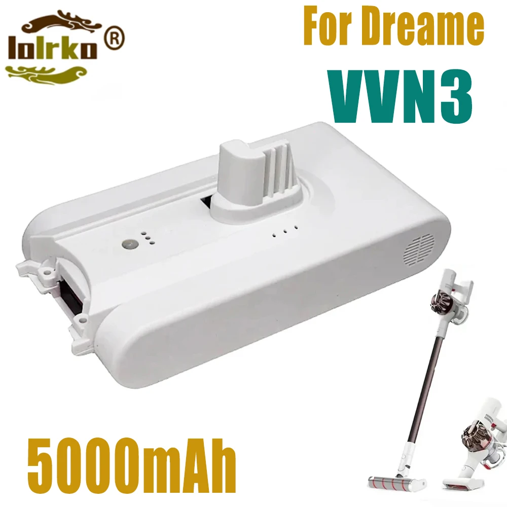 

Original 5000mAh battery For Dreame V9 V9P XR V10 VVN3 VVN4 V8 Replacement Battery Handheld Cordless Vacuum Cleaner Accessory
