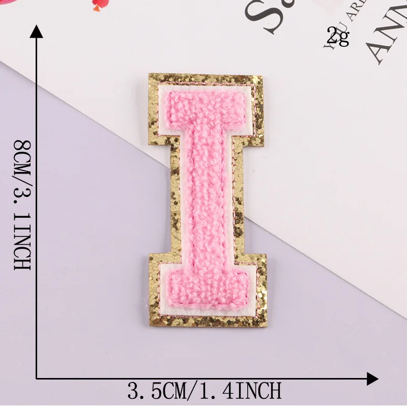 Patch Letters for Clothes - Alphabet Sticky Letter Emblems for DIY Jackets, Bags, and Clothing Projects