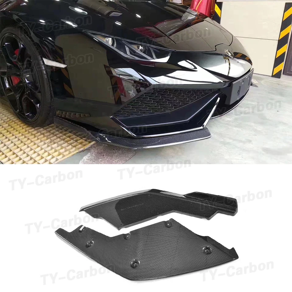 

Передний бампер, разветвители, фартук из углеродного волокна для Lamborghini Huracan LP600 LP610 Coupe 2014-2017 DMCS Style автомобильный Стайлинг