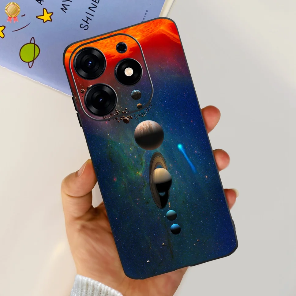 Clear Cartoon TPU Silicone Shockproof Back Cover