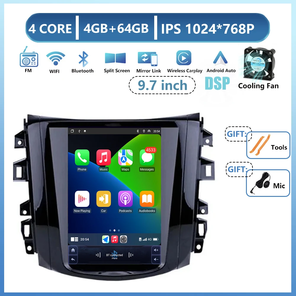 أندرويد 16 السيارات لنيسان نافارا تيرا NP300 2018...