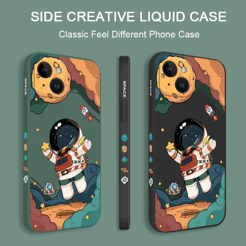Hello Astronaut Cosmic Phone Case - Vibrant Space Design