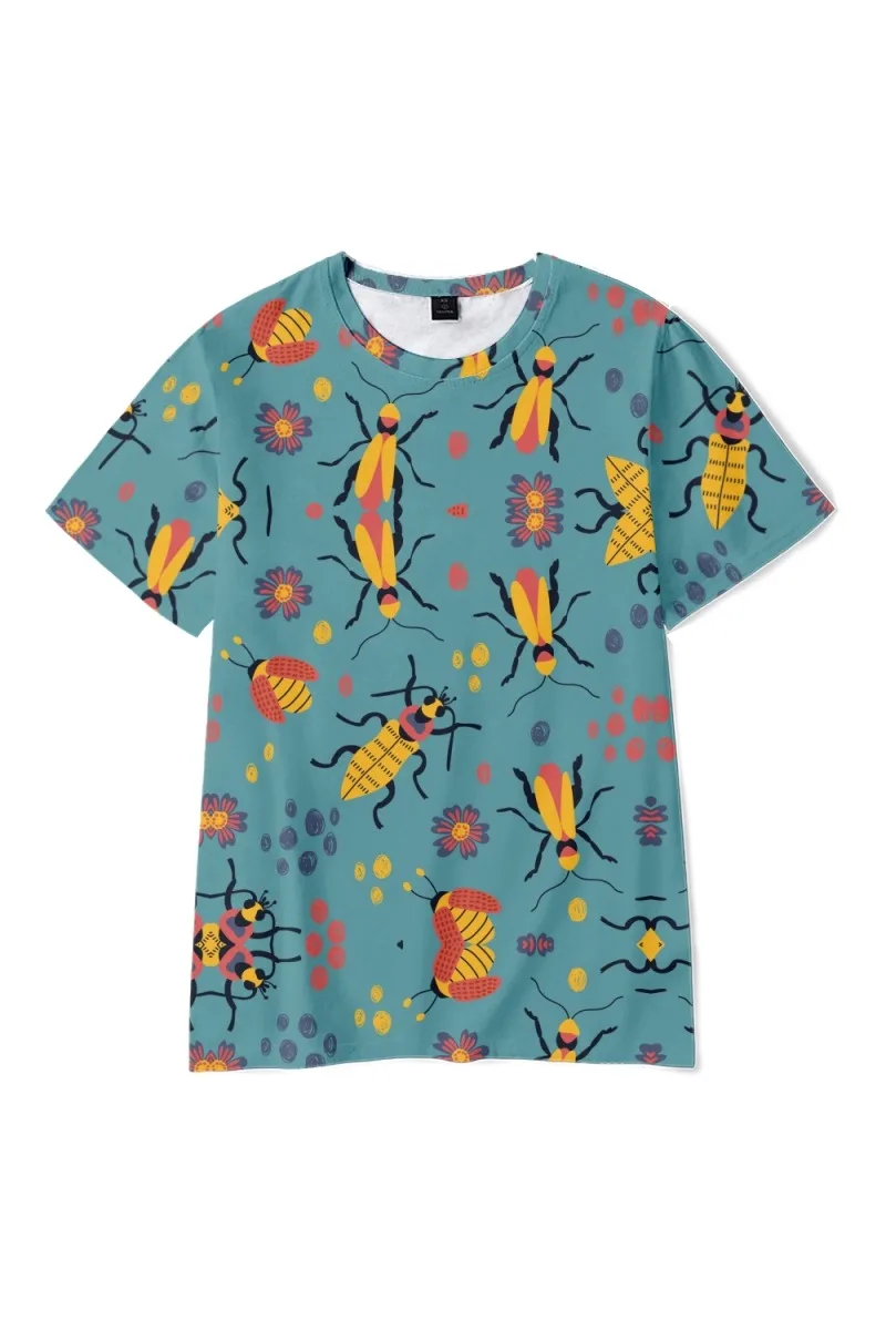 

Футболка CN (оригинальная) полуповседневная летняя футболка из полиэстера с круглым вырезом и цифровой печатью без батика