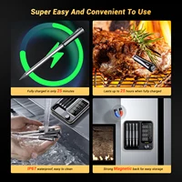 INKBIRD meat thermometer wireless grill thermometer 4 Probes Home Smart Bluetooth with Alarm For BBQ Cook Grilling thermometer 6