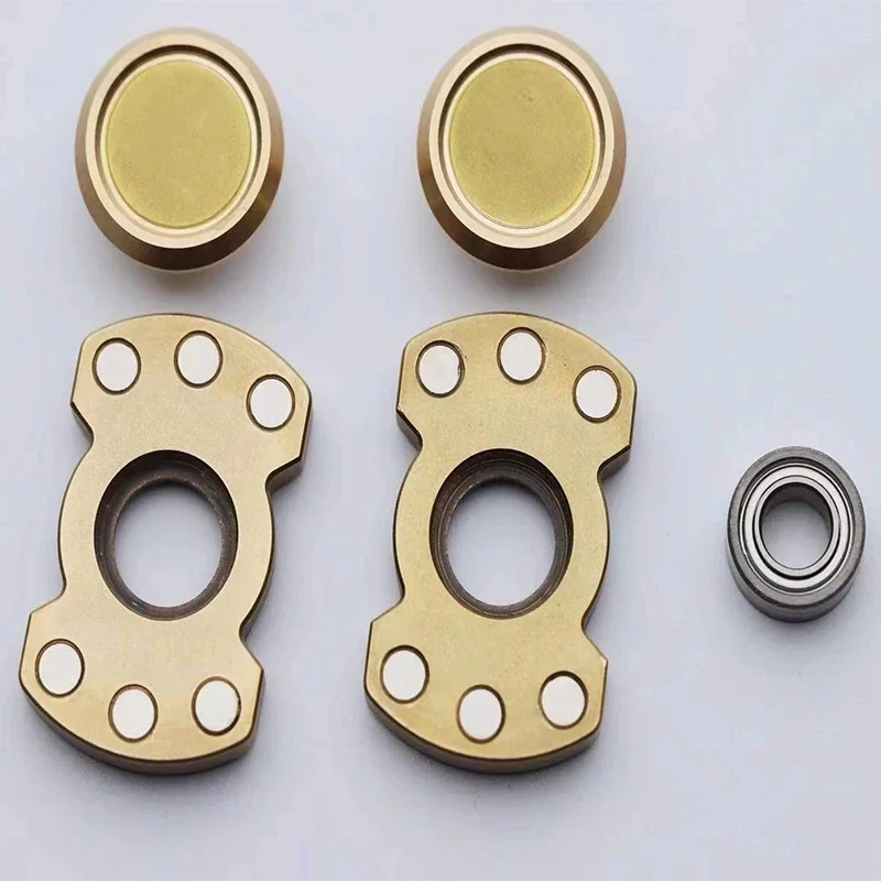 Magnetic Slider Stress Relief Cube Fidget Spinner EDC Adult Decompression Toys Anti Stress Hand Spinner Anxiety Relief Toys