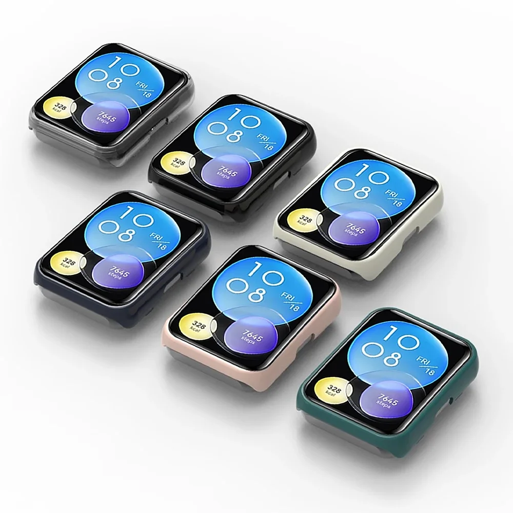 Enhanced Tempered Glass Case Cover for Smart Watch Protection