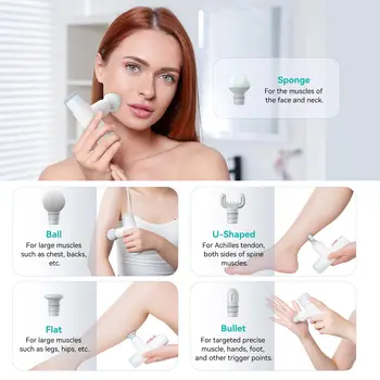 مسدس تدليك صغير من Opove M3، مدلك عضلات الأنسجة العميقة، مدلك محمول باليد، مدلك رياضي مدمج - Image 5