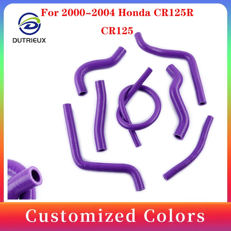 Комплект силиконовых шлангов радиатора для HONDA CR125 CR125R 2000 2001 2002 2003