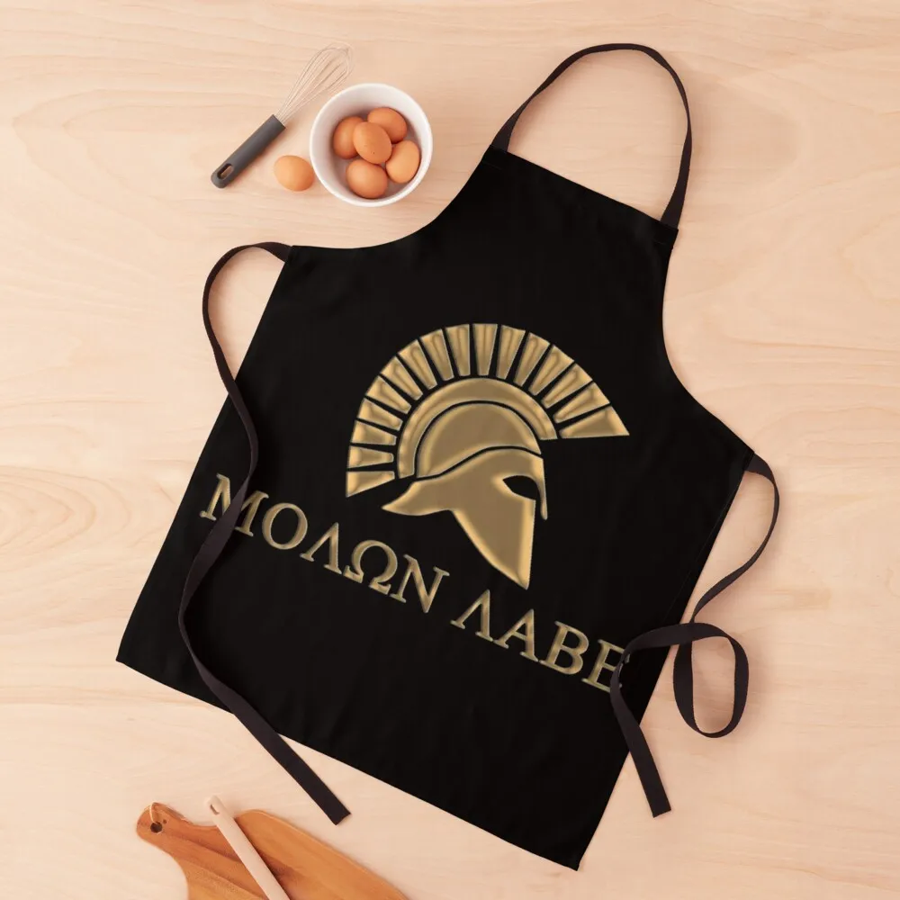 

Molon labe-Spartan Warrior Apron Smock for hairdressing Barber Apron
