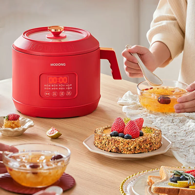 1pc Small Rice Cooker Perfect for Student Dorms, Cooks Porridge