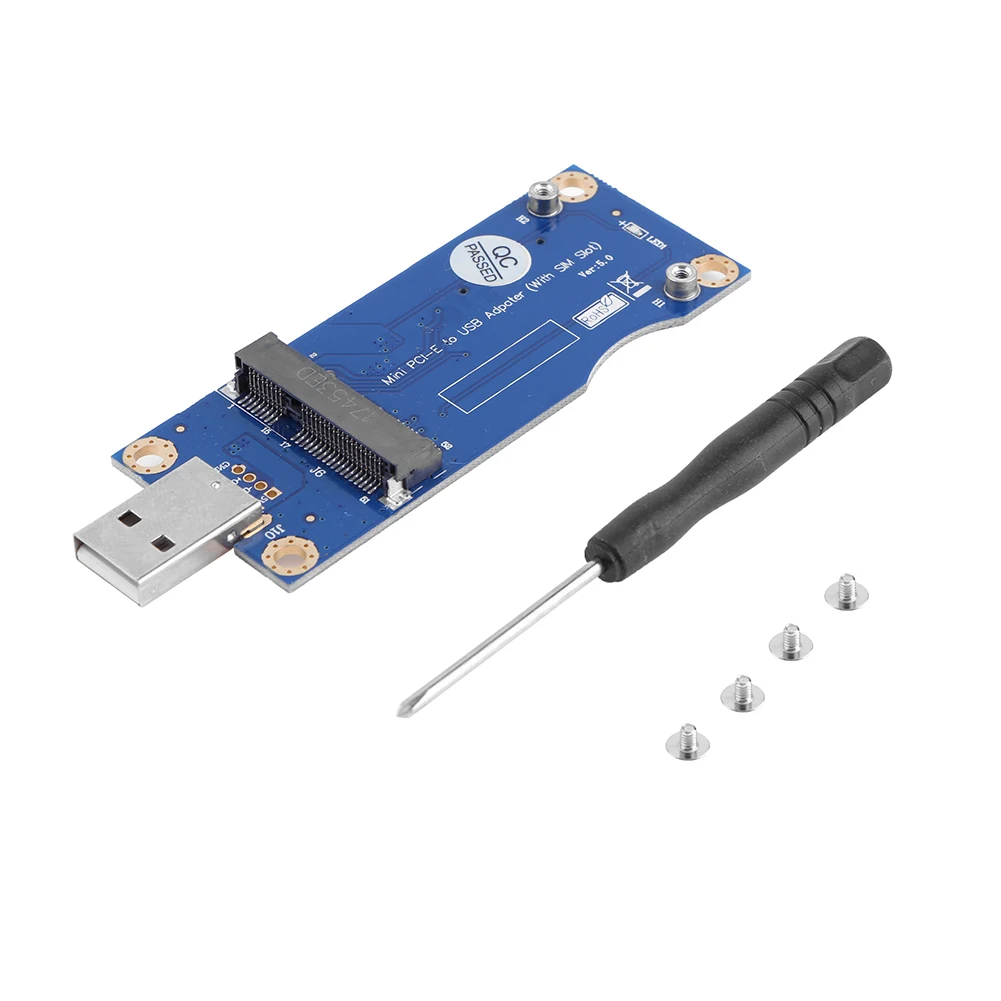  Adaptador Mini PCI-E a USB con ranura para tarjeta SIM Módulo  de WWAN/LTE : Electrónica