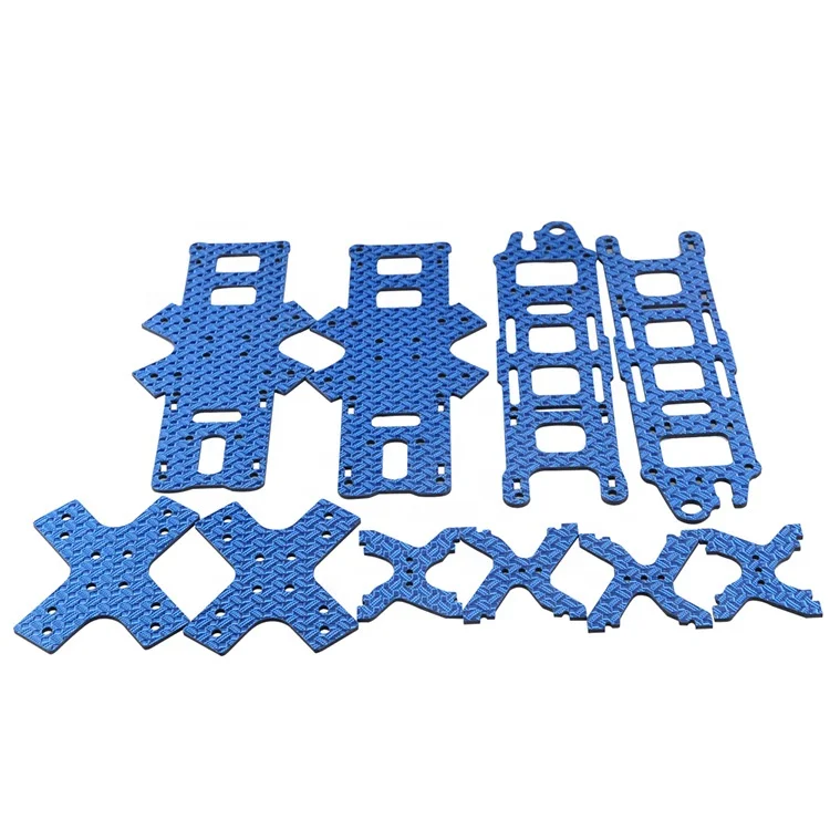 New 1/10 RC Crawler TRX4 Bronco Defender Upgraded Carbon Fiber Chassis Frame Girder Kit, RC Car Spare Parts