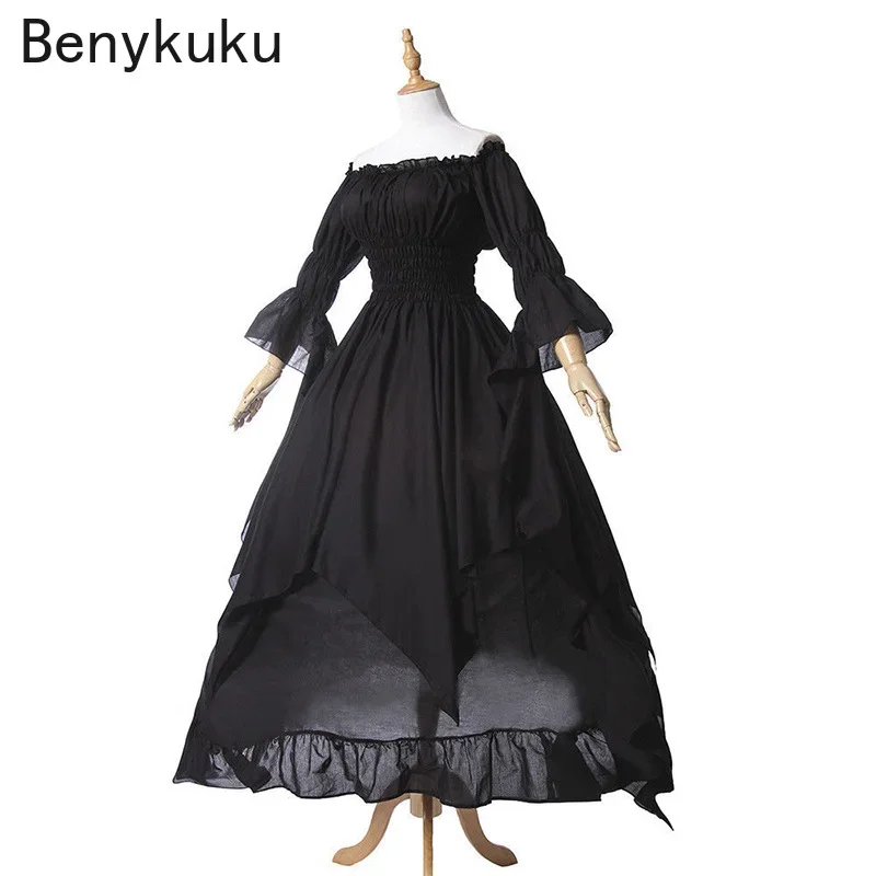 Abito Rinascimentale Medievale Senza Maniche, Corsetto In Pizzo, Gotico E Steampunk, Per Halloween E Carnevale