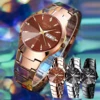 ORUSS Hot Brand Men's Watch High Quality Stainless Steel 30M Waterproof Luminous Pointer Week Calendar Man Original Quartz Watch 2