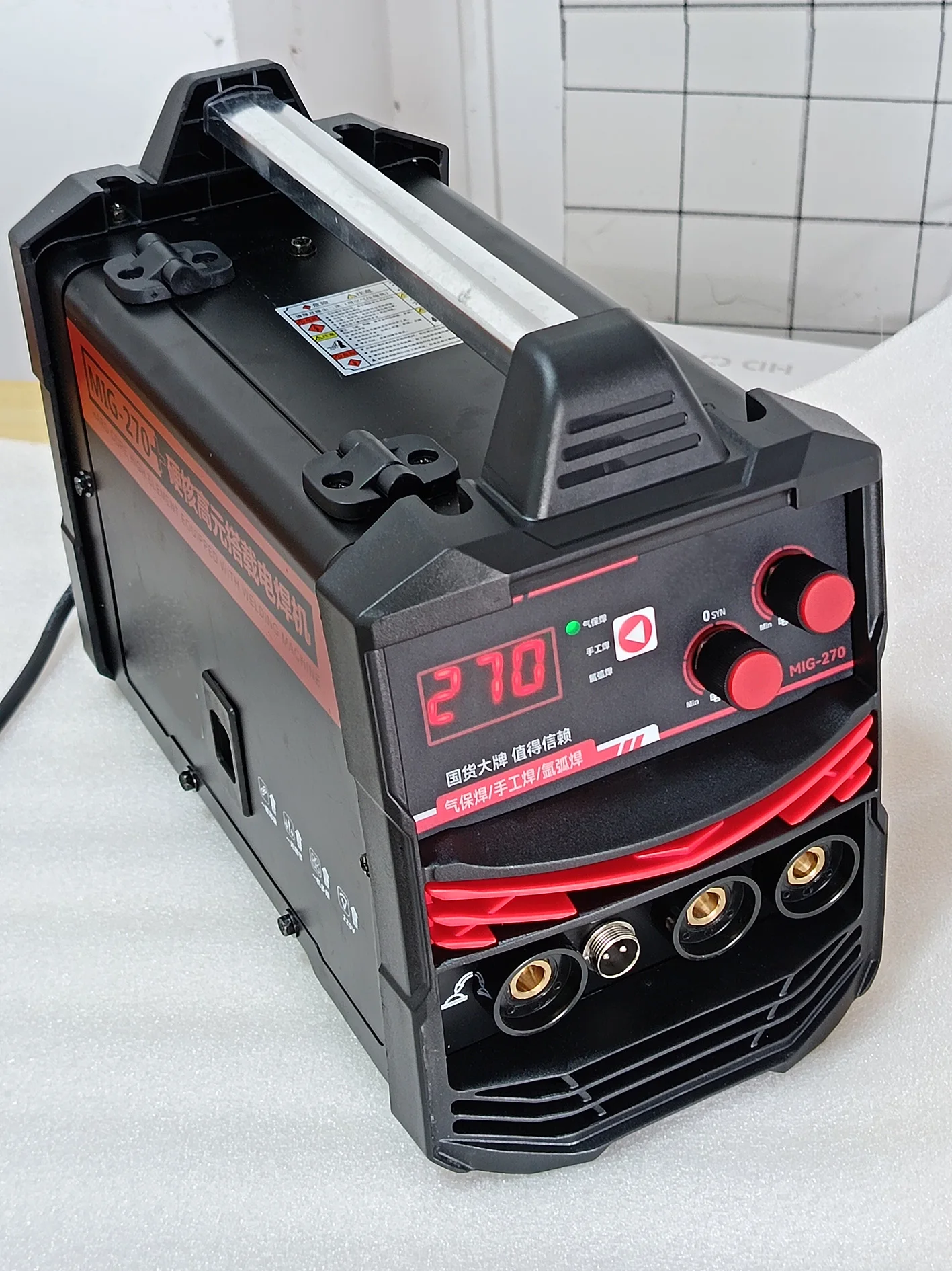 270 Amps Semi-Automatic MMA TIG MIG Welder 4 IN 1 for Gasless Flux MIG Welding Machine