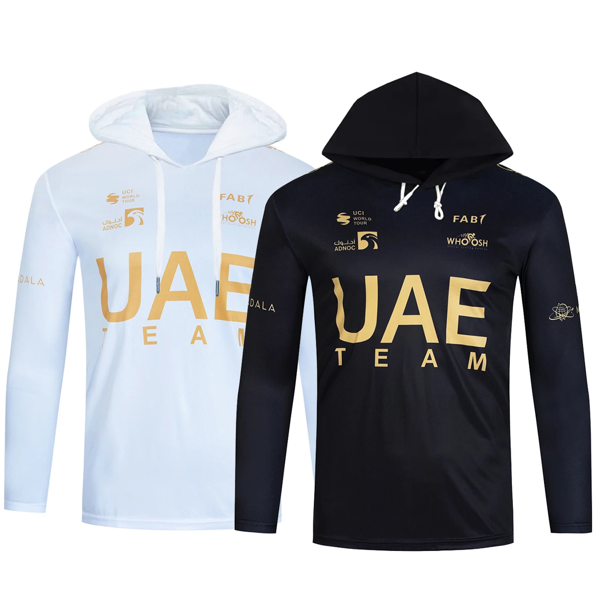 UAE 속건성 후드, 3D 프린팅 사이클링 용수철, 가을 캐주얼 풀오버 운동복, 패션 라이딩 후드 맨투맨, 2024