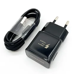 Samsung 15W Fast Charging Travel Adapter with 120CM USB - C Cable - Black EU With cable