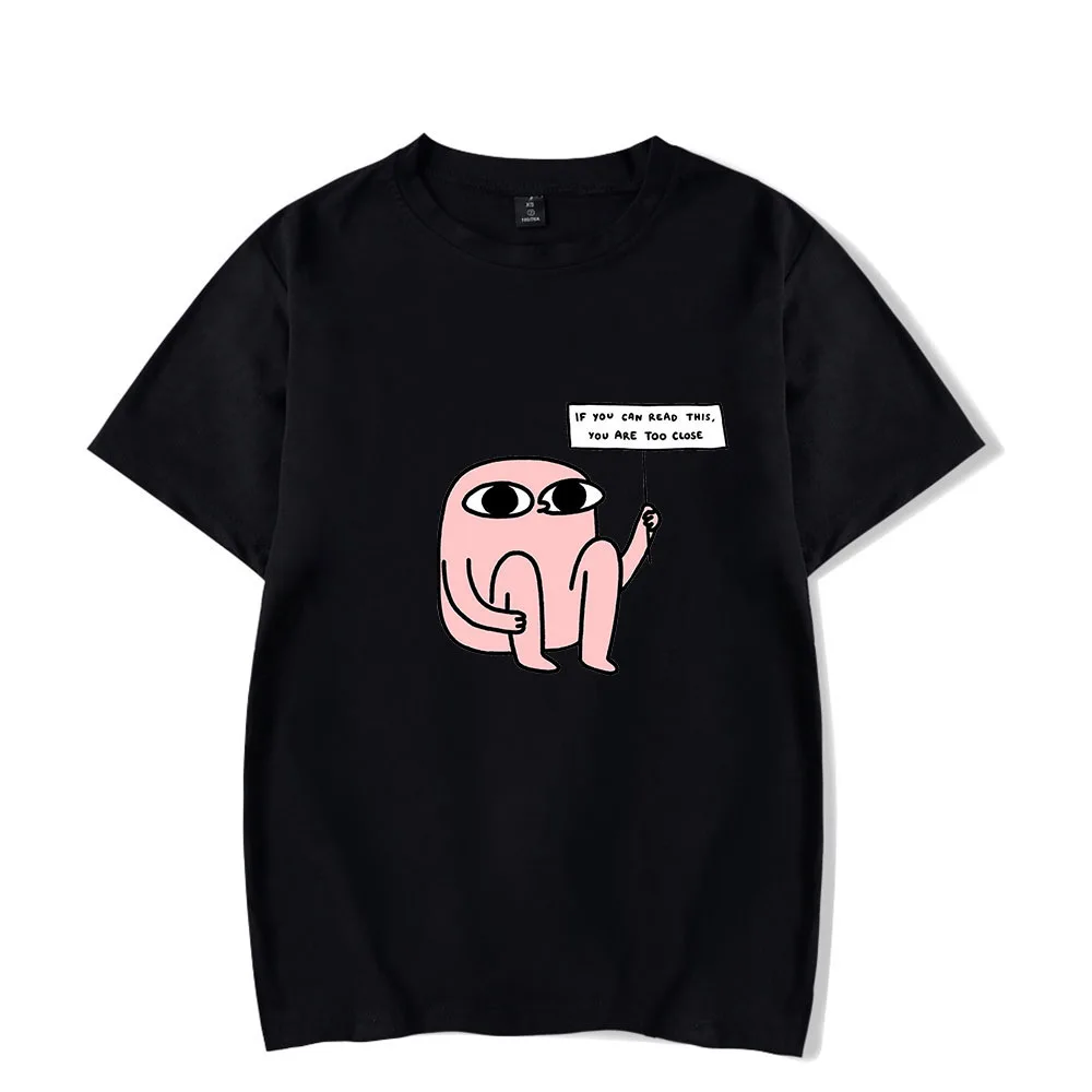 

Футболка мужская с мультяшным принтом кетнипз, модная смешная рубашка, повседневная хипстерская футболка в стиле хип-хоп, уличная одежда, на лето