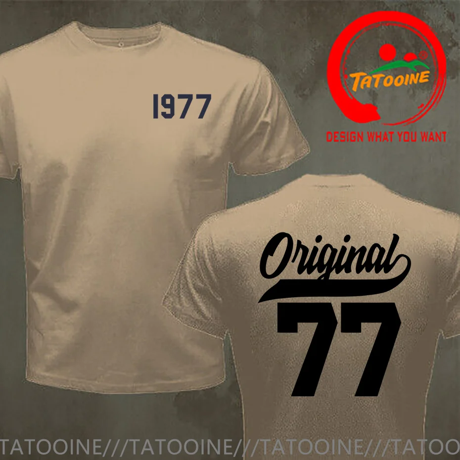 

Футболка мужская классическая, сделанная в 1977 году, с оригинальными деталями