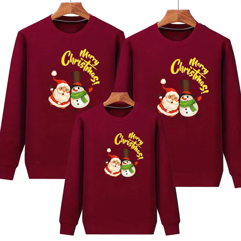 thumbnail image 1 of Suéteres navideños para pareja, lindos pijamas nuevos de algodón con estampado de árboles, atuendo familiar feo, ropa de manga larga para hombres y mujeres, ropa de bebé, 1 of 5