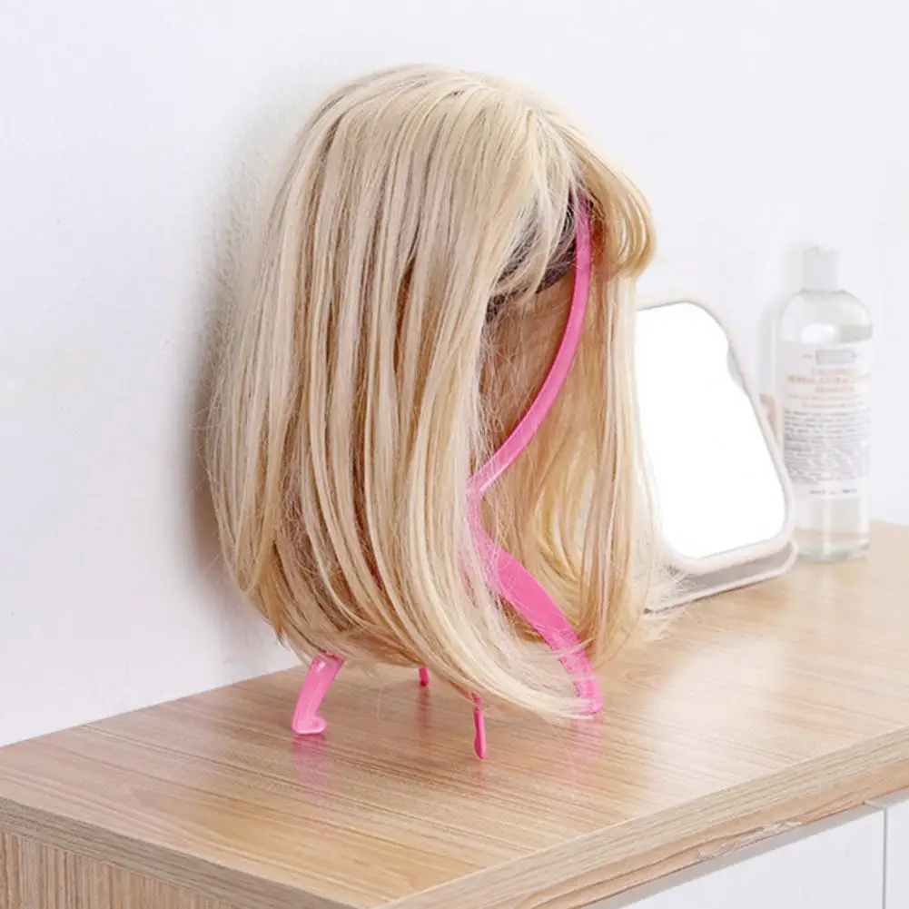 Folding Wig Stand 1PCS Plastic Adjustable Portable Hat Display Stand Durable Mannequin Dummy Head wig stand wig stand holder wig head mannequin wig storage stand mannequin head holder mannequin head model