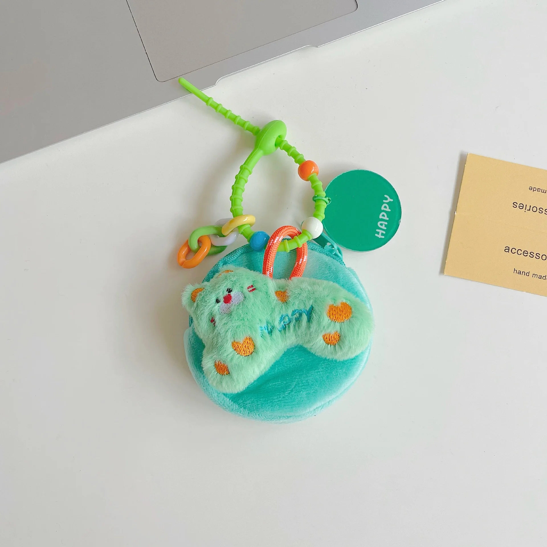 Creative Plush Cat Doll Coin Purse Wallet Cute Key Organizer Bag Headset Bag Small Bag Hanging Decoration Pendant Gift