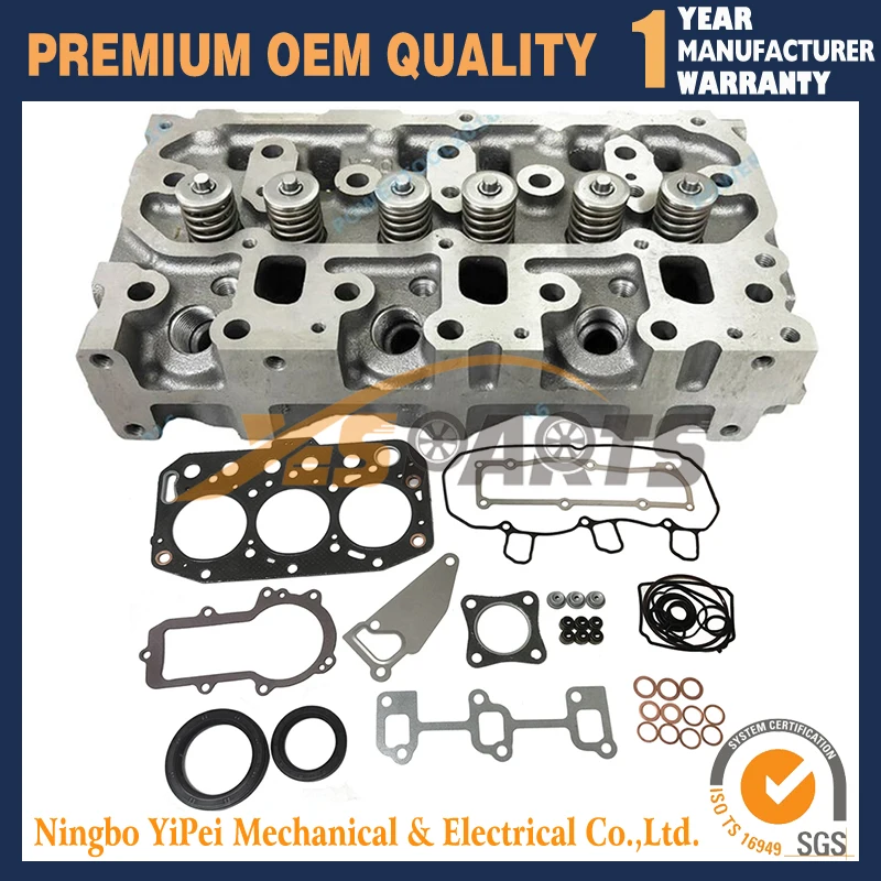 Testata Cilindro Muslimex Con Guarnizione Per Motore Yanmar John Deere 855D Xuv Gator