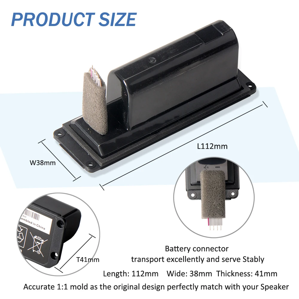 Etesbay 088796 088789 Bateria Bluetooth Speaker para Bose Soundlink Mini 088772 080841 7.4v 2330 Mmah 17wh - Imagem 2