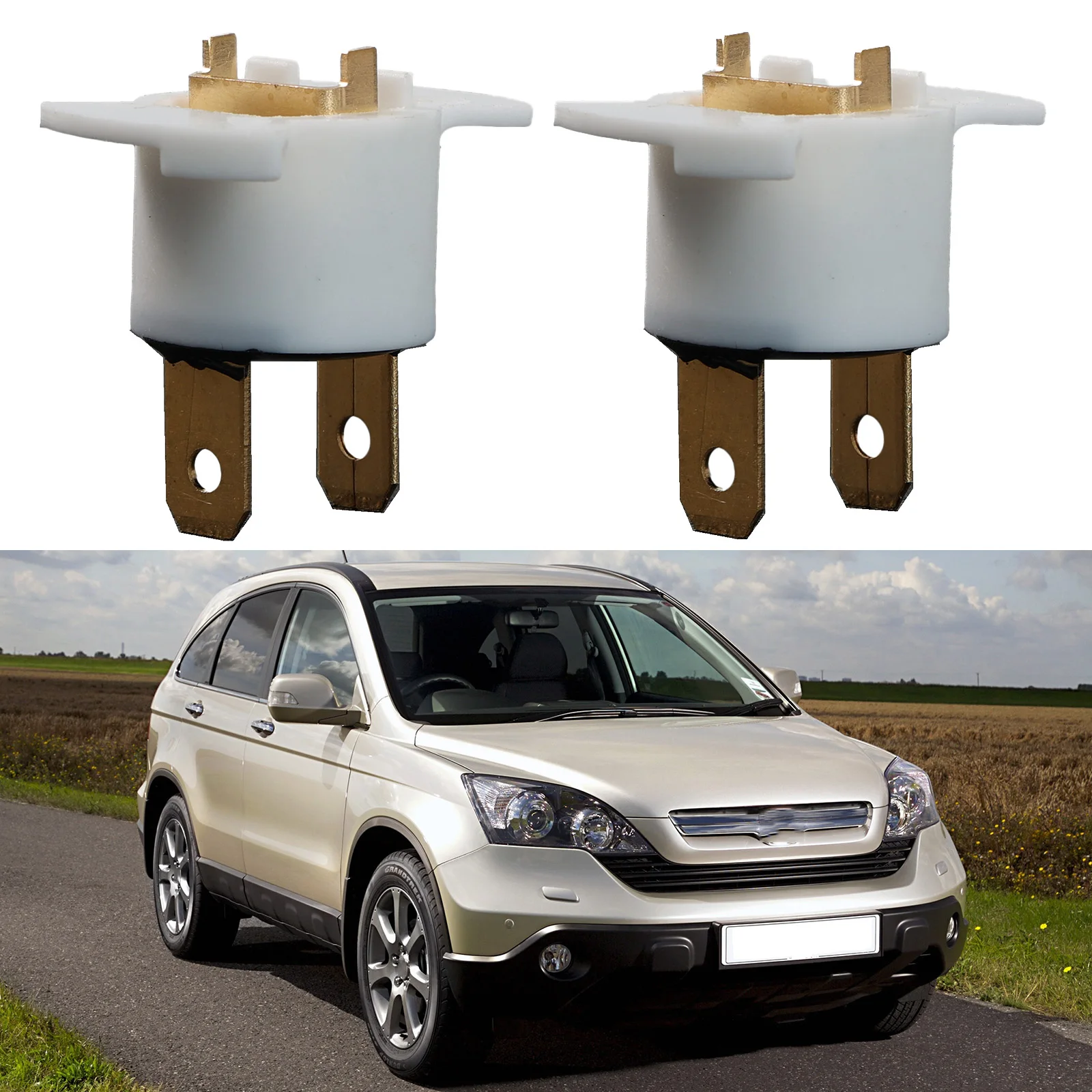 Bediffer Adattatori Per Presa Faro H1 – Supporto Universale Per CR-V, Prelude, RL, TSX – Sostitutivo 33116-SD4-961