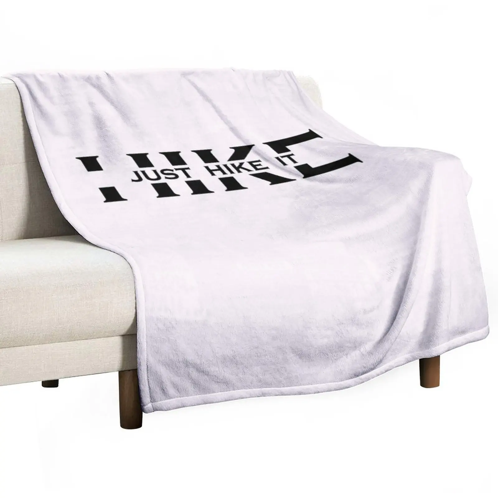 

New Mens Slick Hiking Just Hike It, Gift Throw Blanket Blanket For Baby Travel Blanket Picnic Blanket