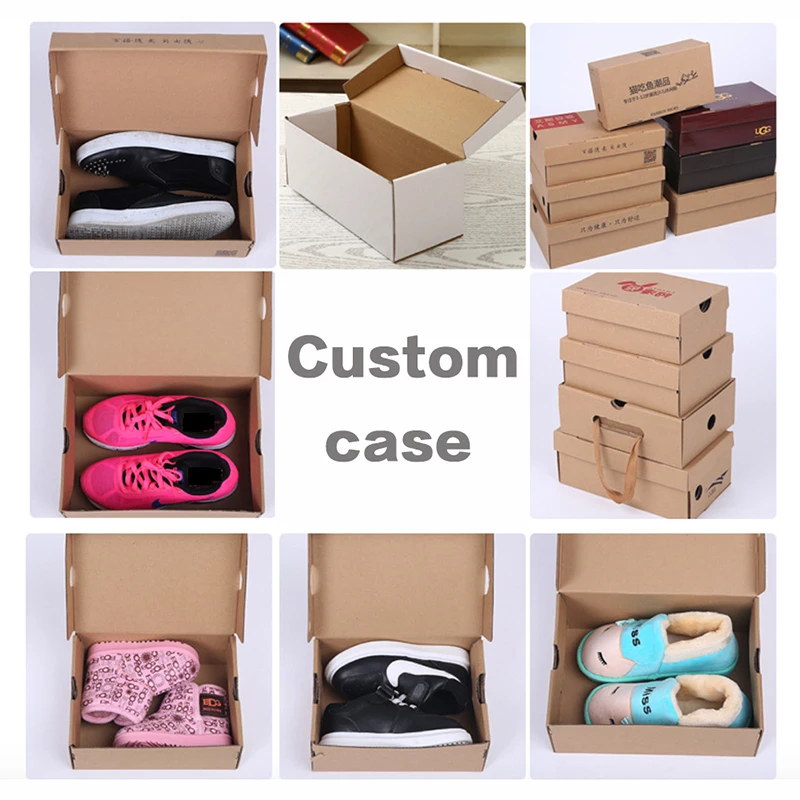 Gift Paper Shoes Boxes – Corrugated Cardboard Shipping Boxes for Packaging, Delivery, M... - SKU MSB09507 - UGI Packaging