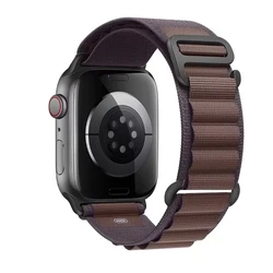 Enhanced Alpine Loop Watch Band - Premium Strap - S10 42 - 38 40 41 mm (Indigo - Black)