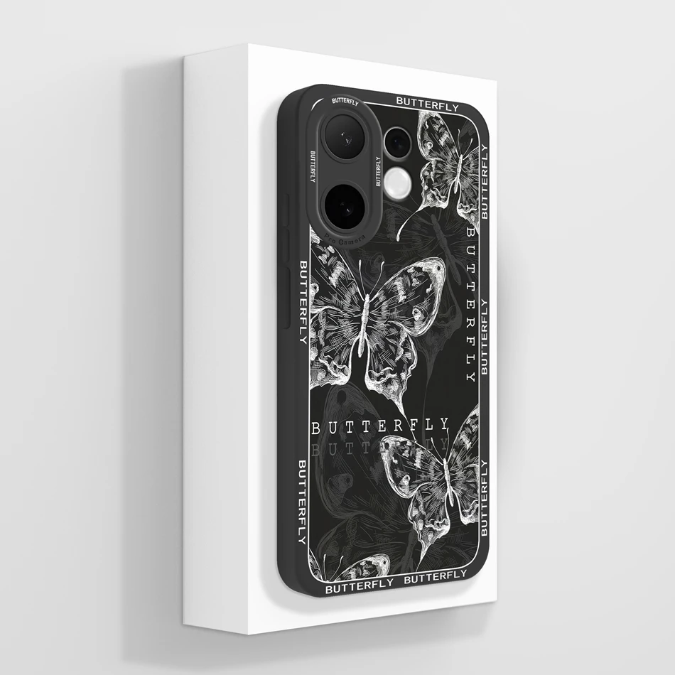 Artistic Style Full Coverage Anti-Drop Liquid Silicone Cute Phone Case