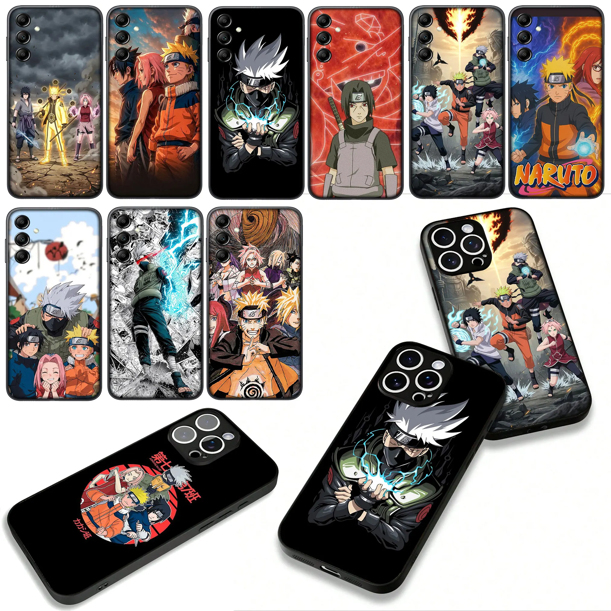 Naruto Character Design Phone Case Cover