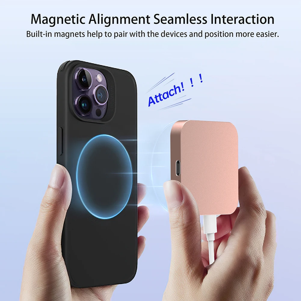 Magnetic Wireless Charger Adapter for Apple Devices
