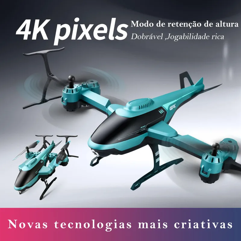 4D RC 미니 드론 V10, 4k 전문 HD 카메라, 와이파이 Fpv 드론, 카메라 포함, 1080P HD, RC 헬리콥터, 쿼드콥터 드론 장난감, 신제품