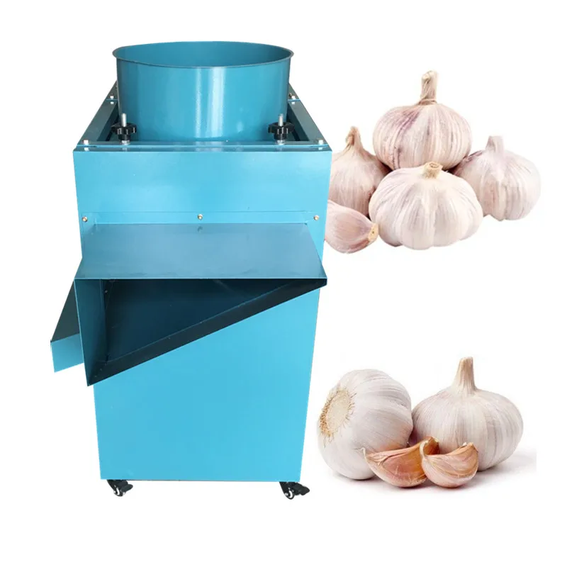 Garlic clove separating machine for breaking garlic bulb