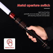 

WANARICO FX Duel Lightsaber RGB 15 Color Changeable Metal Handle Lightsaber With Sound Effects Mode FX Duel LED USB Rechargeable