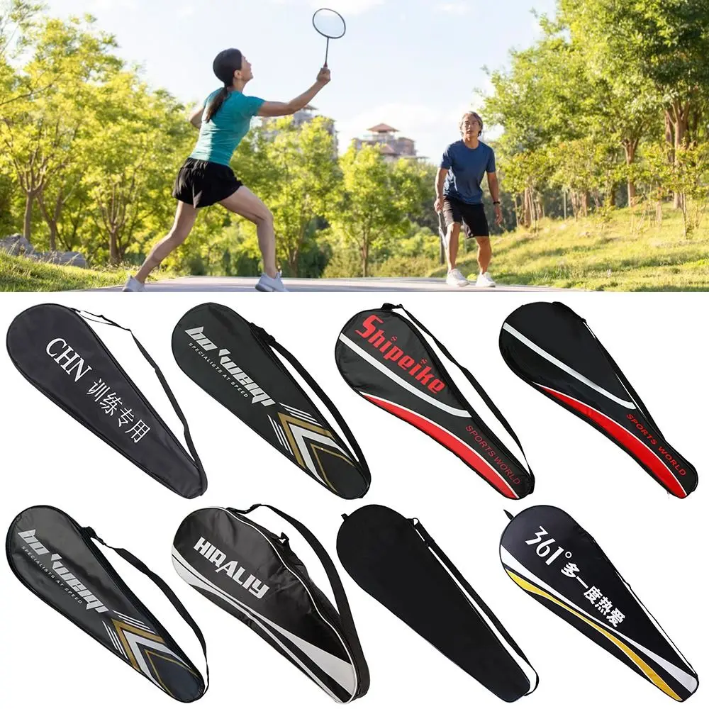 

Multicolor Badminton Rackets Bag Durable Professional Waterproof Fabric Racquet Pouch Sports Equipment Training Protective Cover