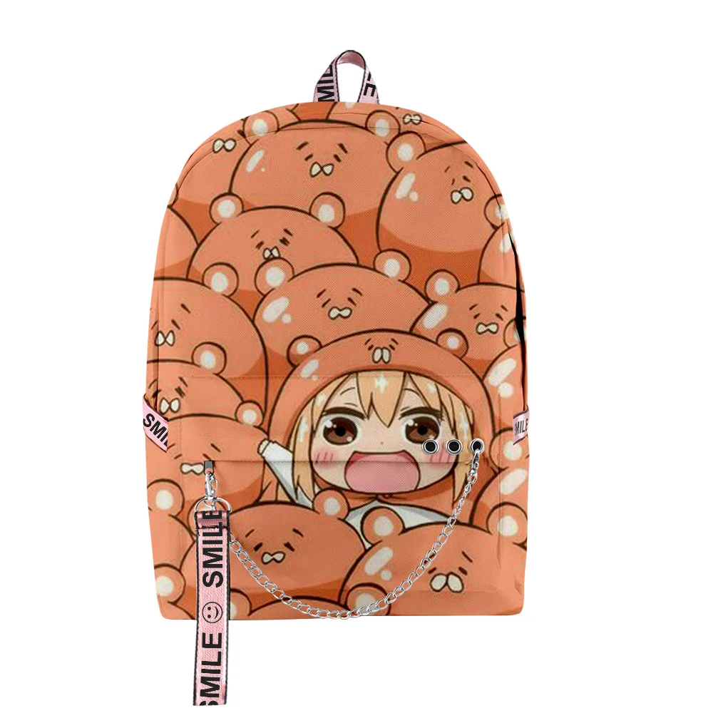 Classic Funny Himouto! Umaru-chan Student School Bags Unisex 3D Print Oxford Waterproof Notebook multifunction Travel Backpacks