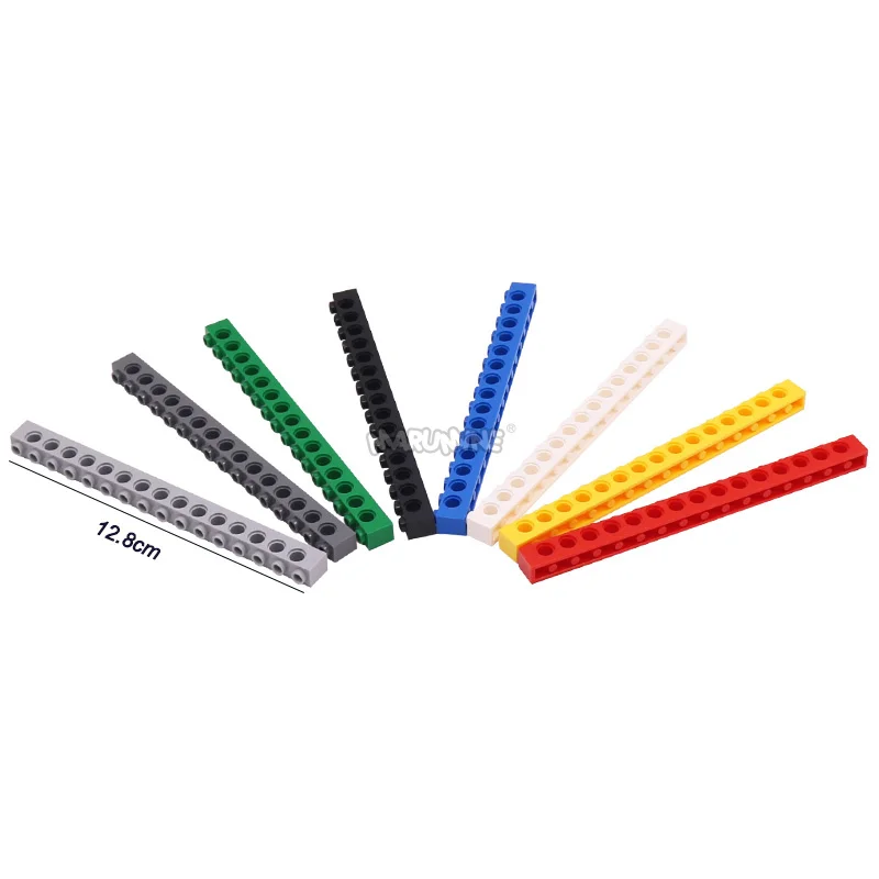 Bricks MARUMINE 3703 1x16 Thick Connecting Rod with Holes MOC Parts Construction Robotics Mechatronics Accessories 10PCS Block building block toys building block toy building block accessories